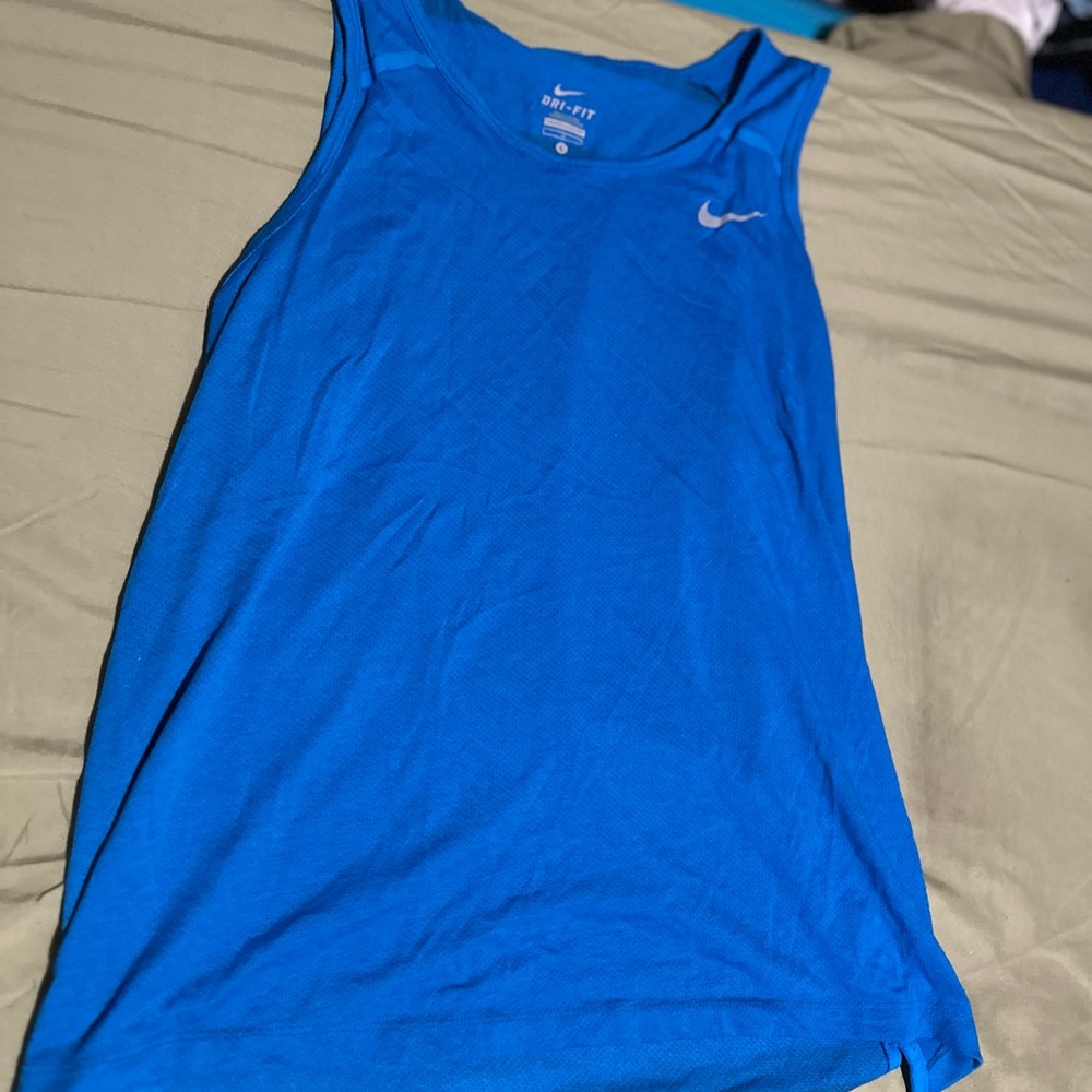 Nike Dri-FIT Bright Blue Tank Top